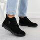 11. Women’s black suede leather ankle boots Rieker Z0022-00