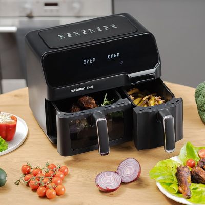 18. Air Fryer ZELMER ZAF900 5.5l Dual with double basket