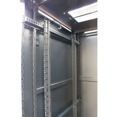 4. Extralink Rack Cabinet 42U 600x800 Black Floor Standing