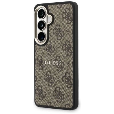 2. Guess 4G Embossed Ring MagSafe case for Samsung Galaxy S26 - brown