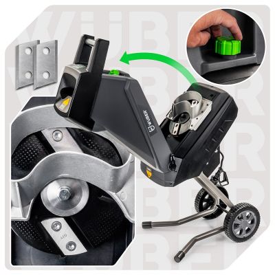 10. Electric branch shredder 2500W 45L W94205 WUBER