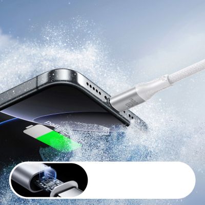 6. Joyroom S-A28 Flash Series 60W USB-C - USB-C Cable 1m - White