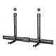 Manhattan 461849 Speaker Mount Wall Plastic, Steel Black