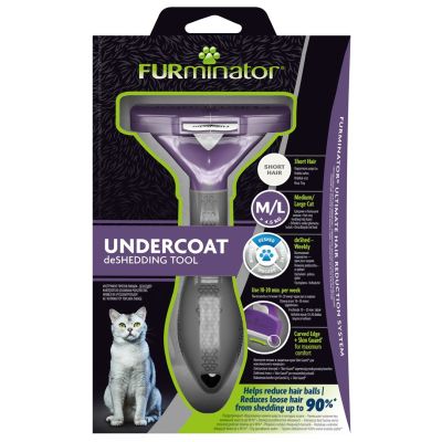 2. FURminator - furminator for short-haired cats - M/L