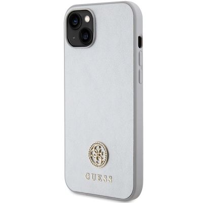 2. Guess GUHCP15MPS4DGPS iPhone 15 Plus 6.7" silver/silver hardcase Strass Metal Logo