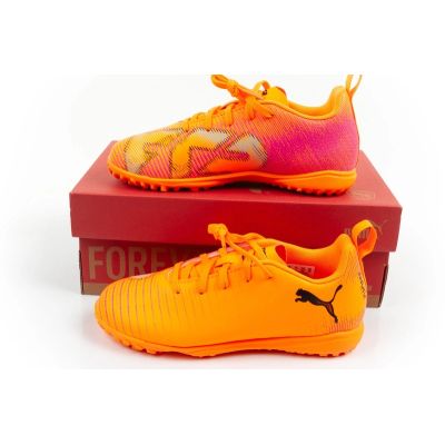 9. Puma Future 8 Play TT children's turf sports shoes, orange