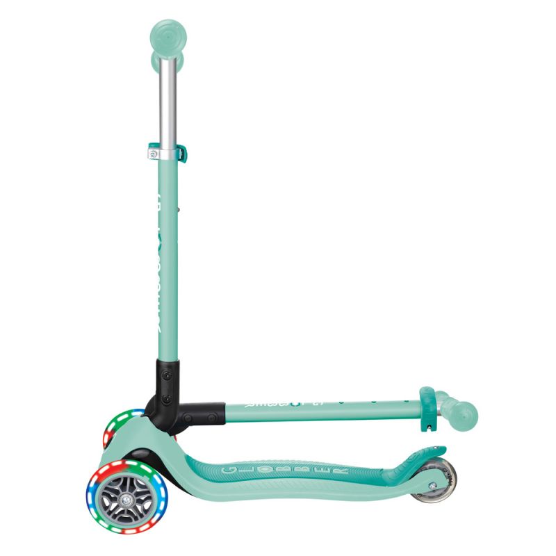 10. Globber Primo Foldable Lights Jr Scooter 432-206-3