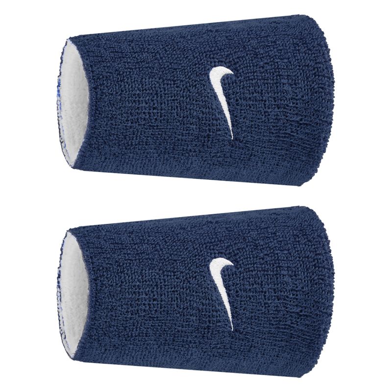 SWOOSH CLASSIC REVERSIBLE DOUBLEWIDE WRISTBANDS 2PK