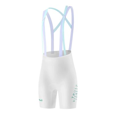 Rockbros YDDK017-1 TVI Women's Cycling Shorts with Bib and Pad Size S - White