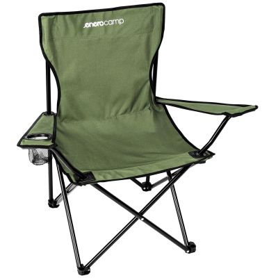 10. FOLDING CAMPING CHAIR 50X50X80CM GREEN