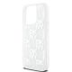 6. DKNY Liquid Glitter Multilogo case for iPhone 15 Pro - white