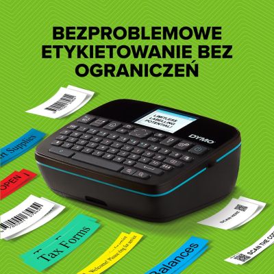 12. DYMO LabelManager 640CB 6/9/12/19/24mm D1 Qwerty Tape