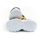 9. Leomil children's sports shoes Pokemon sneakers lightweight with velcro LED black yellow