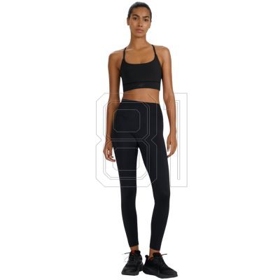 6. Women's leggings 4F FNK F411 deep black 4FWMM00TFTIF411 20S