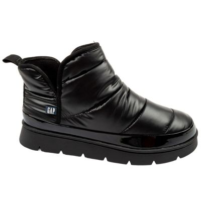 GAP Women's Shoes Alabama Winter Ankle Boots Black Slip-On