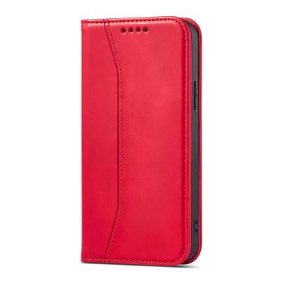 7. Magnet Fancy Case case for iPhone 14 Pro flip cover wallet stand red