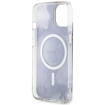 7. Guess GUHMP14SHTMRSU iPhone 14 6.1" purple/purple hardcase Golden Marble MagSafe