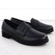 3. Women’s Black Leather Loafers Sergio Leone MK25112-S