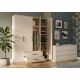 7. ROMANA WARDROBE 160X205 CASHMERE WITHOUT MIRROR SET