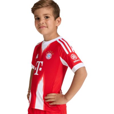 12. adidas FC Bayern 25/26 Home red JN8510 kids' sports set