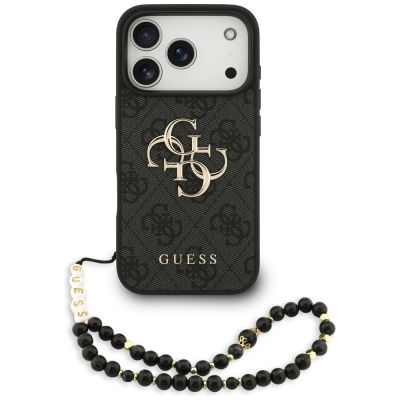 Guess 4G Strap 4G Classic Logo Case for iPhone 17 Pro - Black