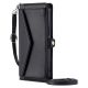 12. Samsung Galaxy A56 5G Leather Wallet Case with Stand Function and Straps - Black