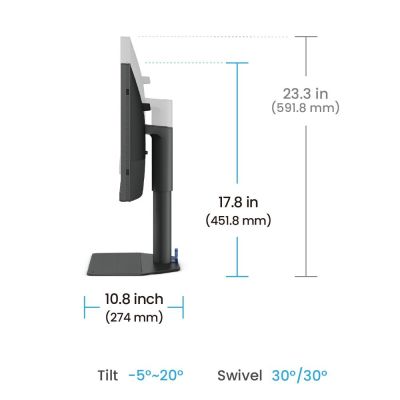 5. BenQ SW242Q Computer Monitor 61.2 cm (24.1") 2560 x 1600 px WQXGA LED Black