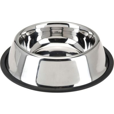 13. DOG AND CAT BOWL STAINLESS STEEL 34CM