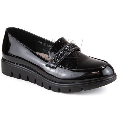 12. Comfortable patent slip-on shoes T.Sokolski W SCA62, black