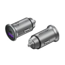Vention USB-A USB-C 30W PD Car Charger