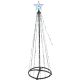 37. DECORATIVE CHRISTMAS TREE 154 LED RGB 150 CM BLACK