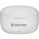 8. DEFENDER BLUETOOTH TWINS 903 IN-EAR HEADPHONES WHITE 63903