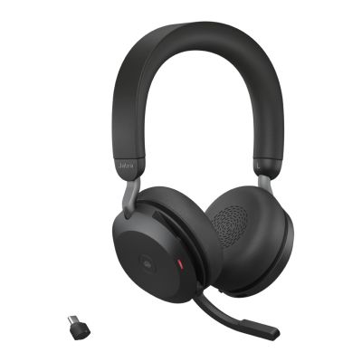 7. Jabra Evolve2 75 Link380c Wireless On-Ear Headphones