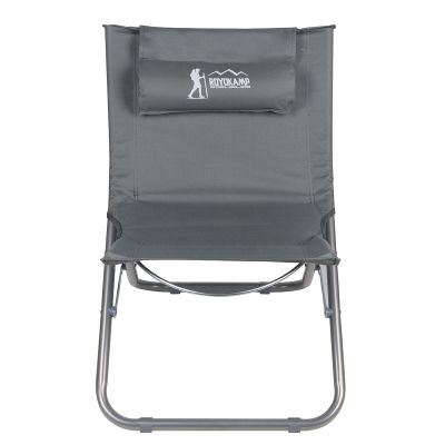 19. FOLDABLE BEACH CHAIR GRAY