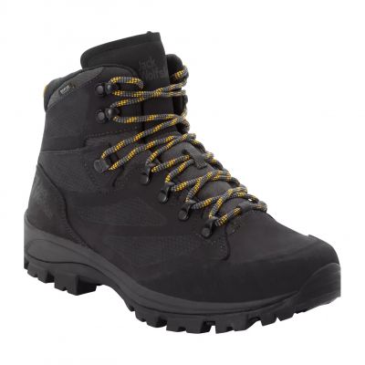 Jack Wolfskin REBELLION TEXAPORE MID M phantom / burly yellow XT men's hiking boots (4051171_6357)