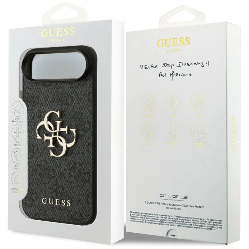 8. Guess 4G Big Logo Case for iPhone 17 Air - Black
