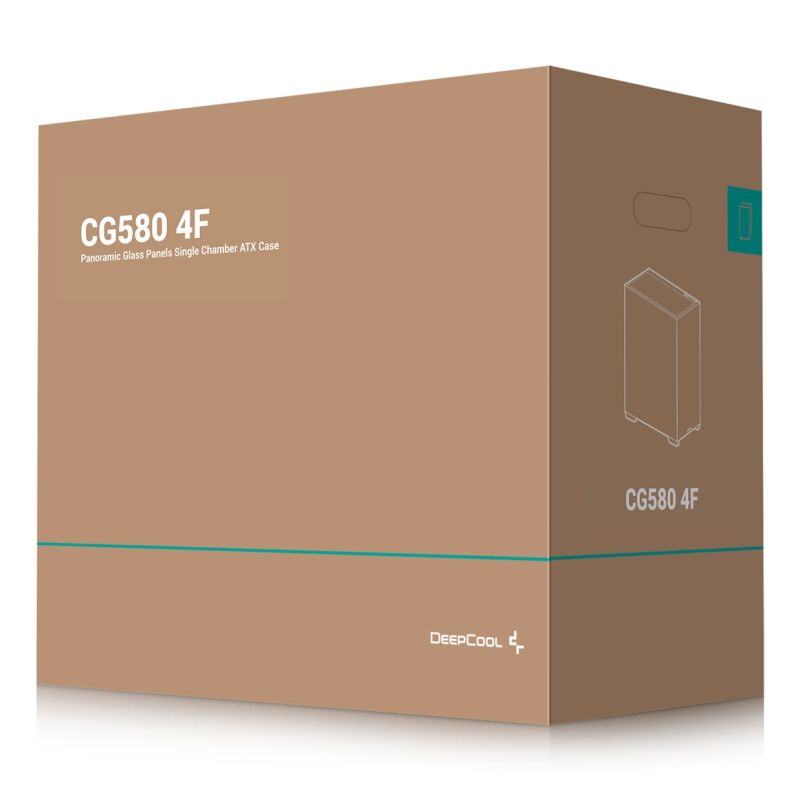 28. DeepCool CG580 4F R-CG580-BKADA4-G-1 Midi Tower Case Black
