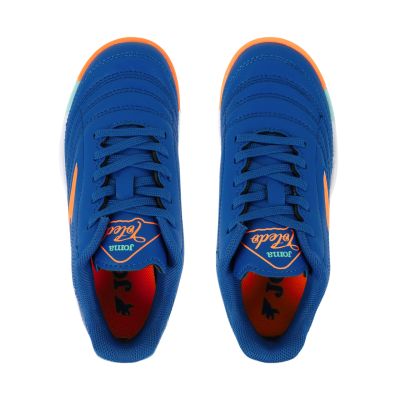 4. Joma Toledo Indoor 2604 Blue TOJW2604IN Kids' Soccer Shoes