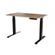 Electric height adjustable desk MOON 121x67x72-120 black/wotan