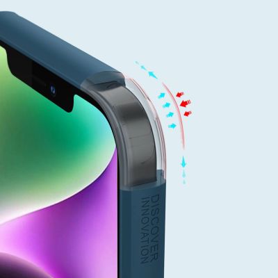14. Nillkin Super Frosted Shield Pro Magnetic Case for iPhone 14 Plus with MagSafe magnetic blue