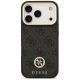 3. Guess 4G Strass Logo & Big Strap Metal Buttons MagSafe Case for iPhone 17 Pro - Black