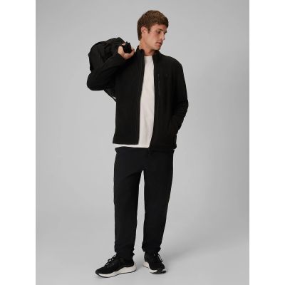 4. Regular men's fleece with stand-up collar 4F 4FRAW26TFLEM542-20S