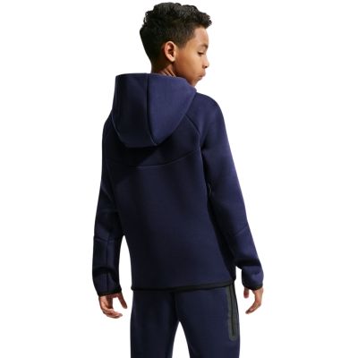 2. Nike FC Barcelona Tech Fleece Kids' Sweatshirt Navy Blue II3722 498