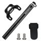 Rockbros JG-PB-004 lightweight bicycle pump with pressure gauge - black