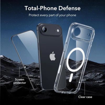 5. ESR Classic Hybrid MagSafe + Tempered Glass Set for iPhone 17 Air - Clear