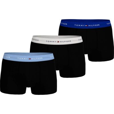 Tommy Hilfiger 3-Pack Men's Boxer Briefs Black Cotton Comfortable