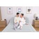 5. Bestway 67923/23 Air Mattress Double Mattress Gray, White Unisex