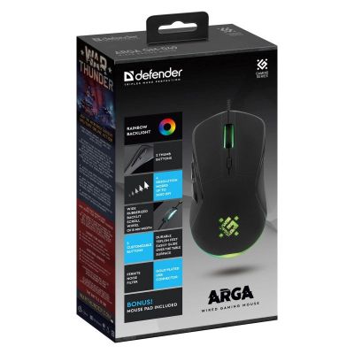 4. DEFENDER GM-049 ARGA OPTIC 3200 dpi 6P Mouse