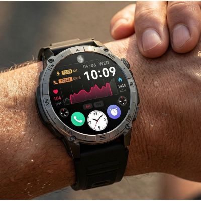 2. Smartwatch Gravity Black Strap + Bracelet GT46-1
