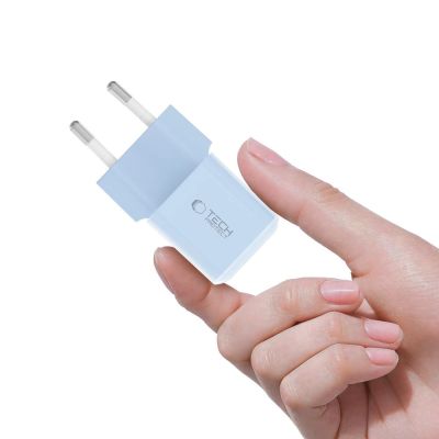 5. Tech-Protect NCM25 USB-C PD 25W Wall Charger - Blue